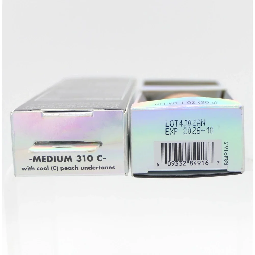 elf Camo CC Cream Medium 310 C Full Coverage Semi-Matte SPF 30 3 Pack 10/26+